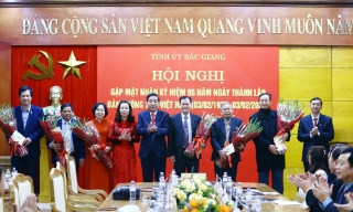 Bắc Giang: Gặp mặt nhân kỷ niệm 95 năm Ngày thành lập Đảng Cộng sản Việt Nam 3/2